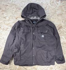 Image of Carhartt Bartlett Sherpa Lined Loose Fit Work Jacket Size XL