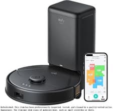 Image of eufy X8 Pro Robot Vacuum Cleaner with Mop and Self-Empty Station, for Pet Hair