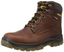 Image of Dewalt Leather Waterproof Safety Hiker Boot S3 SRA - Titanium