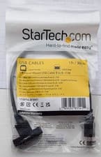 Image of StarTech USBPNLBFBM1 1 ft Panel Mount USB Cable B To B - F/M