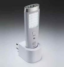 Image of White LED Rechargeable Safety Emergency Night Light Home Torch PIR Sensor Indoor