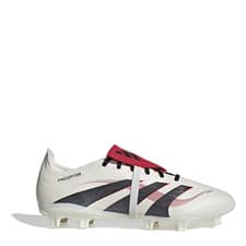 Image of ADIDAS Mens White & Black Predator League FT FG Football Boots UK 10.5 Ref 2027