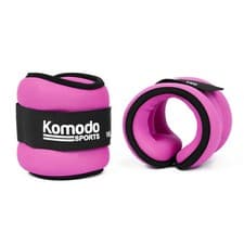Image of Pink Neoprene Ankle Wrist Weights Running Training Exercise Fitness Heavy Bands