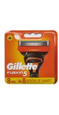 Image of 8x GILLETTE FUSION5 RAZOR BLADES Heads New Genuine FAST FREE POSTAGE