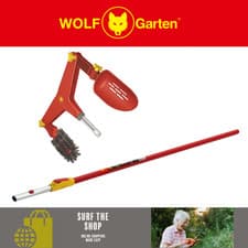 Image of WOLF-Garten Multi-Change® GCM Gutter Cleaner & ZMV4 Telescopic 4 Metre Handle