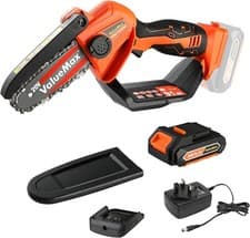 Image of 4" 20V Mini Chainsaw Cordless Electric Chainsaw for Gardening, Pruning Trees