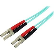 Image of Startech 5M 16.4Ft Lc/Upc To Lc/Upc Om3 Multimode Fiber Optic Cable Full Duplex