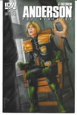 Image of JUDGE  DREDD: ANDERSON Psi-Division #4 (Dec 2014) VARIANT COVER 'A' [IDW series]