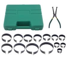 Image of Professional Piston Ring Compressor Cylinder Installer with Plier & 14 Band Tool