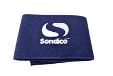 Image of SONDICO SINGLE SHIN GUARD STAY HOLDER STRETCH BANDS ONE SIZE FITS ALL NAVY