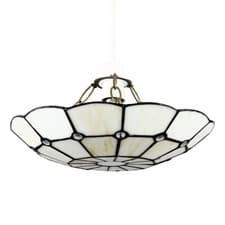 Image of Tiffany Style Lights Table Floor Lamp Easy Shade Glass Pendant Traditional