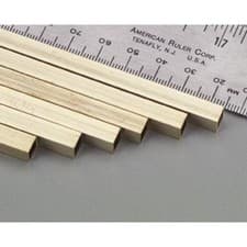 Image of 1/8 brass square tube 12" long. made by k and s no.151 select pack size