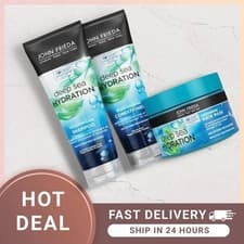 Image of John Frieda Deep Sea Hydration Moisturising Shampoo, Conditioner & Hair Mask.