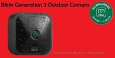 Image of Blink Outdoor Waterproof Add-On Black Security Camera 1080p HD Wireless