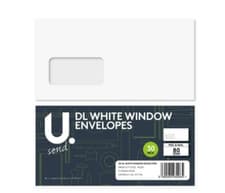 Image of DL Size ENVELOPES SELF & SEAL PLAIN/ WINDOW OPTIONS FROM 1 - 2400 UK F&F