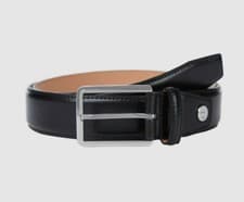 Image of GENUINE CALVIN KLEIN K50K506006 LEATHER BELT. BLACK, SIZE 90 cm / 36 INCH, NEW