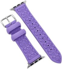 Image of Coach Replacement Strap for Apple Watch 38mm 40mm 41mm 14700195 Purple