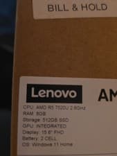 Image of Lenovo V15 G4 Amn R5 7520u 8gb Ram 512gb SSD Windows 11 Home 15.6" BRAND NEW