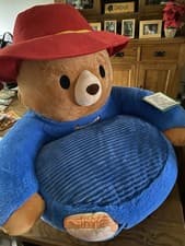 Image of Paddington Bear Plush Chair with Sandwich Brand New with Tags Lovely Kids Gift