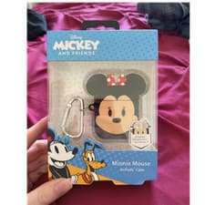 Image of Disney Minnie Mouse AirPods Case Black Red for Apple AirPods 1st 2nd Gen