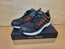 Image of Portwest FT15 Tove Safety Trainers Steel Toe Cap Work Shoes Black New