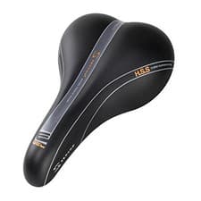 Image of Serfas E-Gel Hybrid Bicycle Saddle With Cut Out