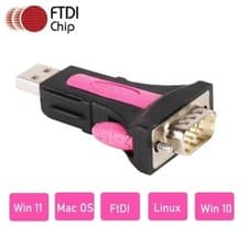 Image of USB to RS232 Adapter FTDI Chipset USB to Serial com converter cable Z-TEK ZE551