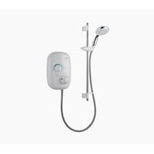 Image of Mira Event XS Thermostatic Electric Power Shower White & Chrome 1.1532.400