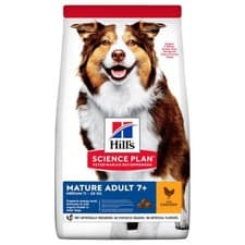 Image of Hills Science Plan Mature Adult 7+ Dry Dog Food (Chicken) 2.5Kg, 6Kg, 14Kg, 18Kg