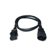Image of Zebra CS-CAB-IEC-L power cable Black 1 m C13 coupler C14 coupler