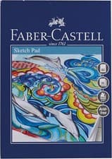 Image of Faber Castell Creative Studio Sketch Pad A5 Gummed 100GSM 50 Sheets WD793017