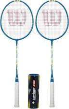 Image of Wilson Champ 2 Play Badminton Set inc 2 Rackets & Shuttles