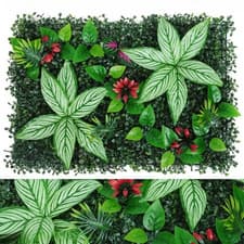 Image of 40x60cm Artificial Wall Panel Plants Evergreen Leaves Grass Boxwood Hedge Panels