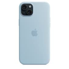 Image of Official Apple iPhone 15 Plus Case Magsafe Silicone Finewoven Clear Case