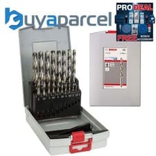 Image of Bosch PRO 19 Piece HSS-G ProBox Metal Drill Bit Set 1 - 10mm Steel Iron + Case