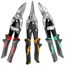 Image of Aviation Tin Snips Cutters Sheet Metal Shears Tolsen Heavy Duty Tinsnips 250mm