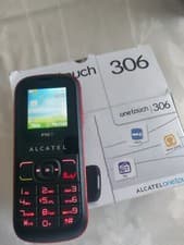 Image of ALCATEL Alcatel One Touch OT-306 - Black/Red (Unlocked) Mobile Phone