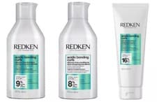 Image of Redken Acidic Bonding Curls Shampoo,Conditioner And Leave-in Treatment- Set