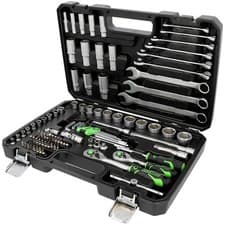 Image of KS Tools 512.0092 COMPETITION Socket Wrench Set 1/4" + 3/8" Bits
