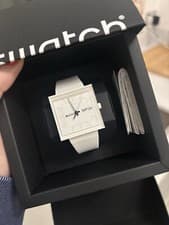 Image of Swatch Watch What If All White Bnib