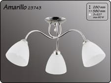 Image of 3 Light Pendant E27 E14 23743 Chrome Metal - New