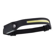Image of Draper COB LED Rechargeable 2-in-1 Head Torch with Wave Sensor, 3W, USB-C Cable