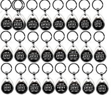 Image of Dog Problem Keyring Swivel Style