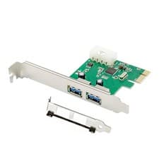 Image of New Digital PCI Express to USB 3.0 2 Port Expansion Conversion Card For Computer