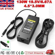 Image of 130W AC Adapter Charger for Dell HA130PM130 DA130PM130 Laptop Power Supply 4.5mm