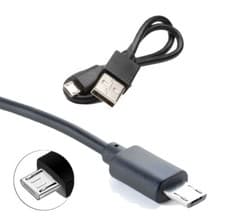 Image of USB Male to Micro USB 25cm Charge Data Transfer Cable OTG Cord Sycn Adapter Wire