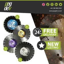 Image of Diamond Blade 115mm (4½”) - 450mm (18”) Standard-Professional, Concrete, Asphalt