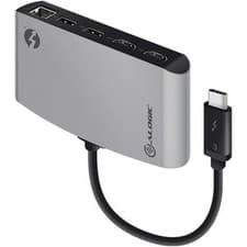 Image of Alogic Thunderbolt 3 Docking Station for Notebook Space Gray 2 Displays Supporte