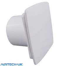 Image of Bathroom Extractor Fan 100mm / 4" with Timer Humidity Sensor Humidistat NB-100H
