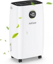 Image of 12L/Day Home Dehumidifier, Laundry Dry Mode, 2.5L Tank, Quiet & Smart Control